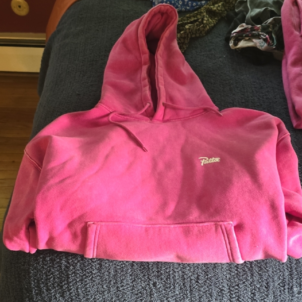 Patta Pink Sweatshirt Vibrant Hoodie